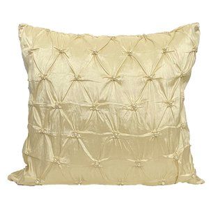 French Vanilla Pearl Accent Pillow - NEW